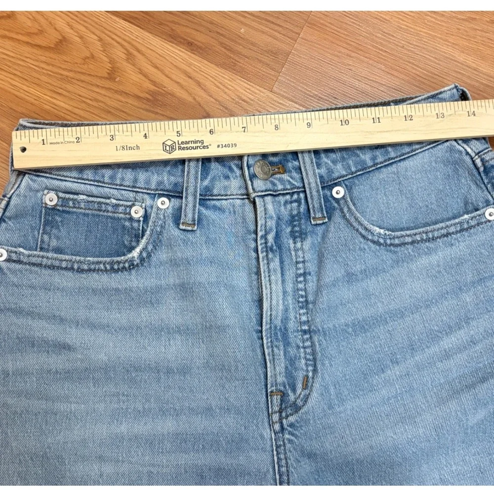 Madewell Women's Jeans Blue Size 27 Curvy Vintage Light Wash Distressed‎ NWOT - Picture 6 of 11